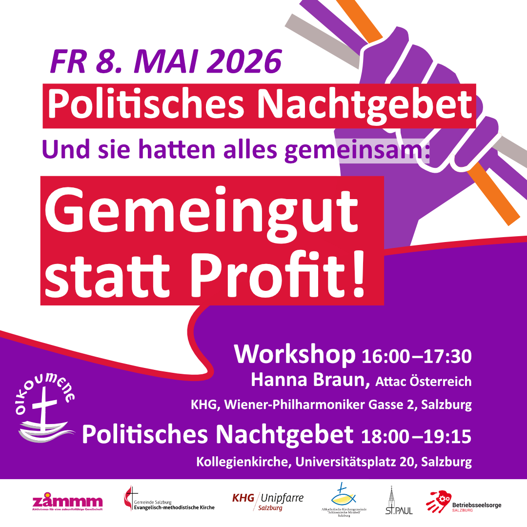 Mehr über den Artikel erfahren Politisches Nachtgebet